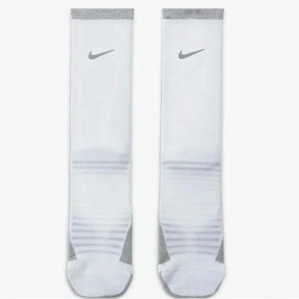 NWT Nike Spark Cushioned Crew White Running Socks